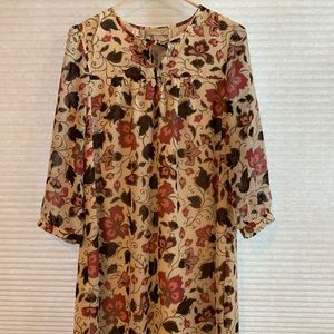 Floral print Loft dress-small